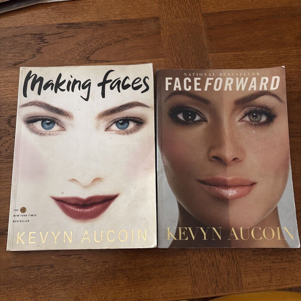 Kevin Aucoin Makeup Books Lot  of Making Faces & Face paperbacks